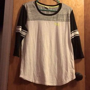 A Pink Victoria Secret 3/4 long sleeve shirt